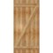 Ekena Millwork Joined Board-n-Batten Shutters w/Z-Bar, Rough Sawn Western Red Cedar, 26 7/8W x 55H, PR RBJ06Z26X055RWR - alternate 2